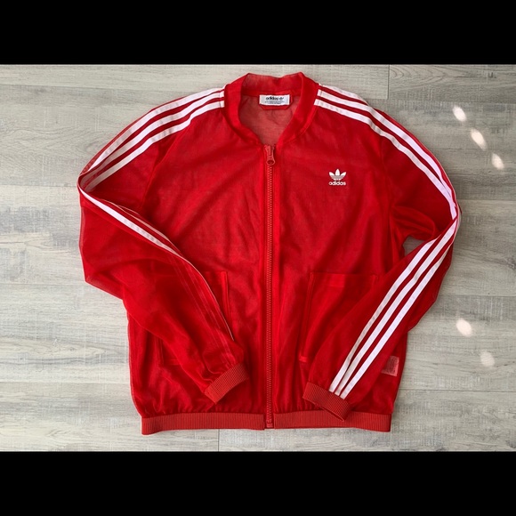 adidas Jackets & Blazers - M/L Sheer Adidas Track Jacket